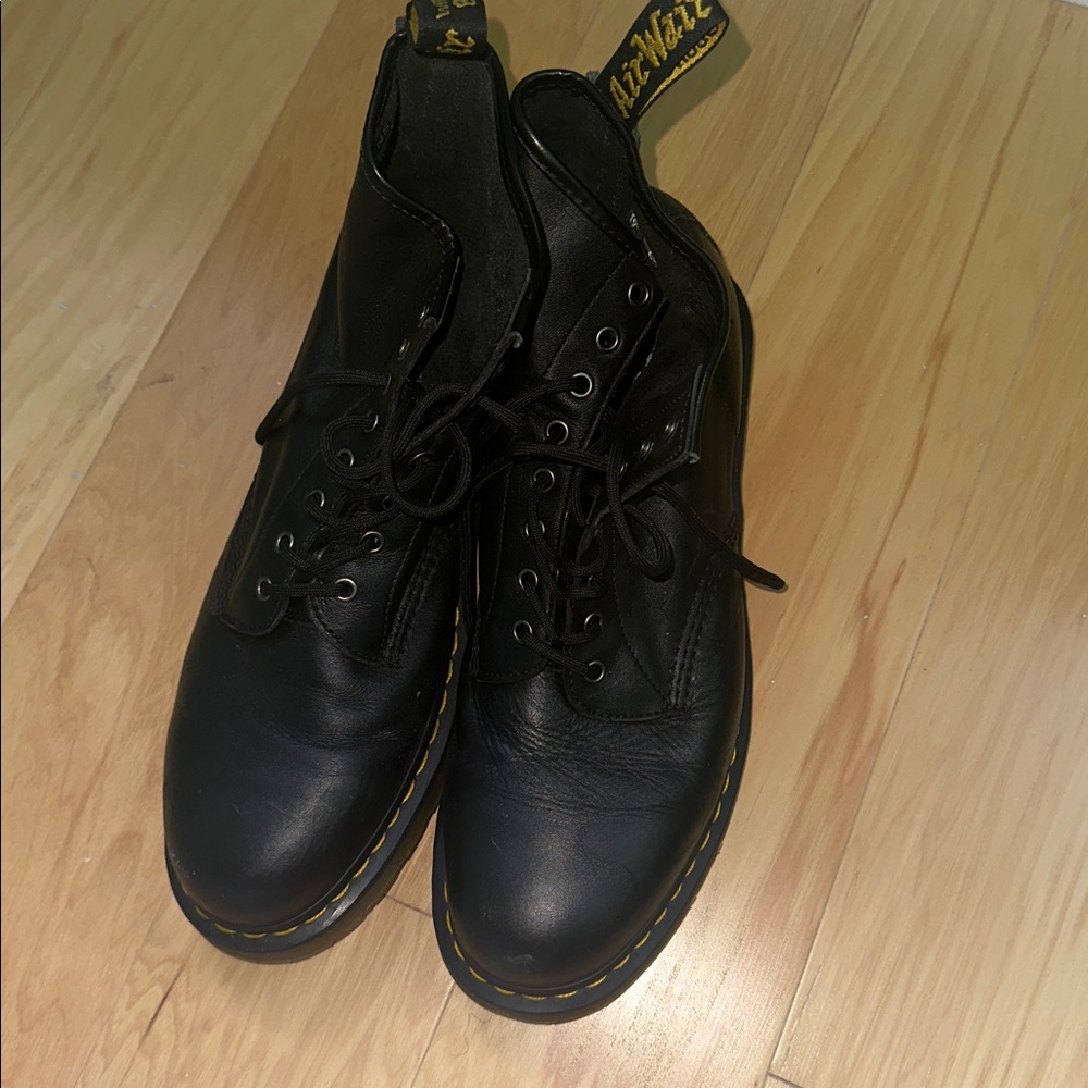 Dr. Martens Black Leather Boots